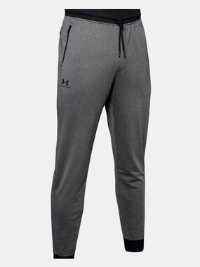 NWT Under Armour Men’s Sportstyle Tricot Jogger Gray/Black